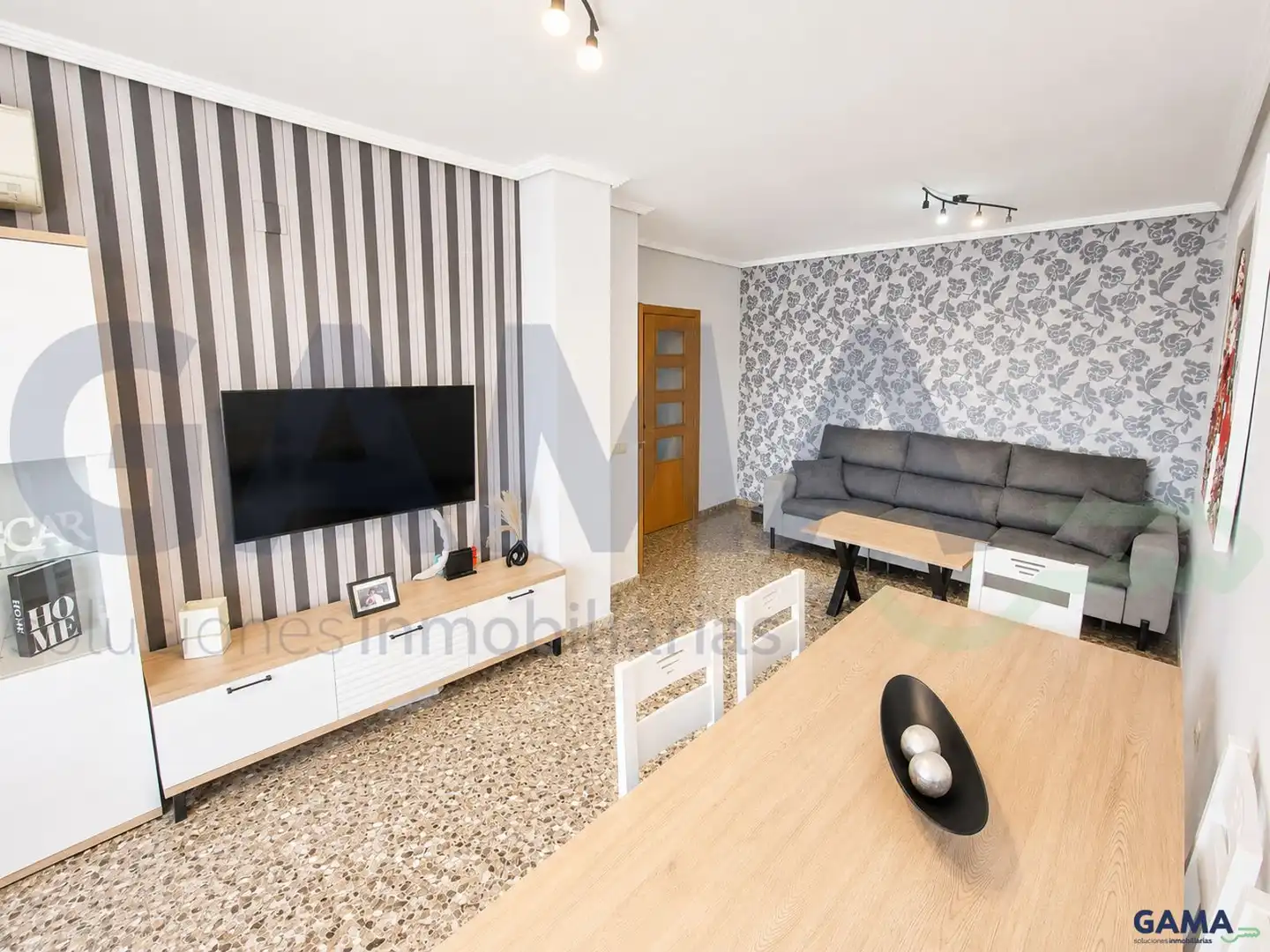 Sala d'estar de Pis en venda en Alzira amb Aire condicionat