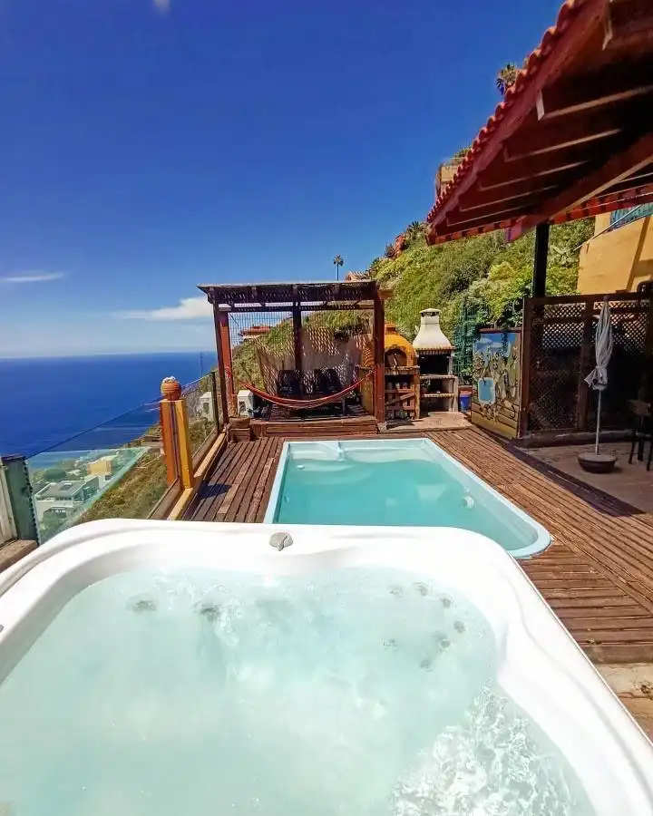 Terraza de Casa o chalet en venta en El Sauzal con Jardín privado, Terraza y Piscina