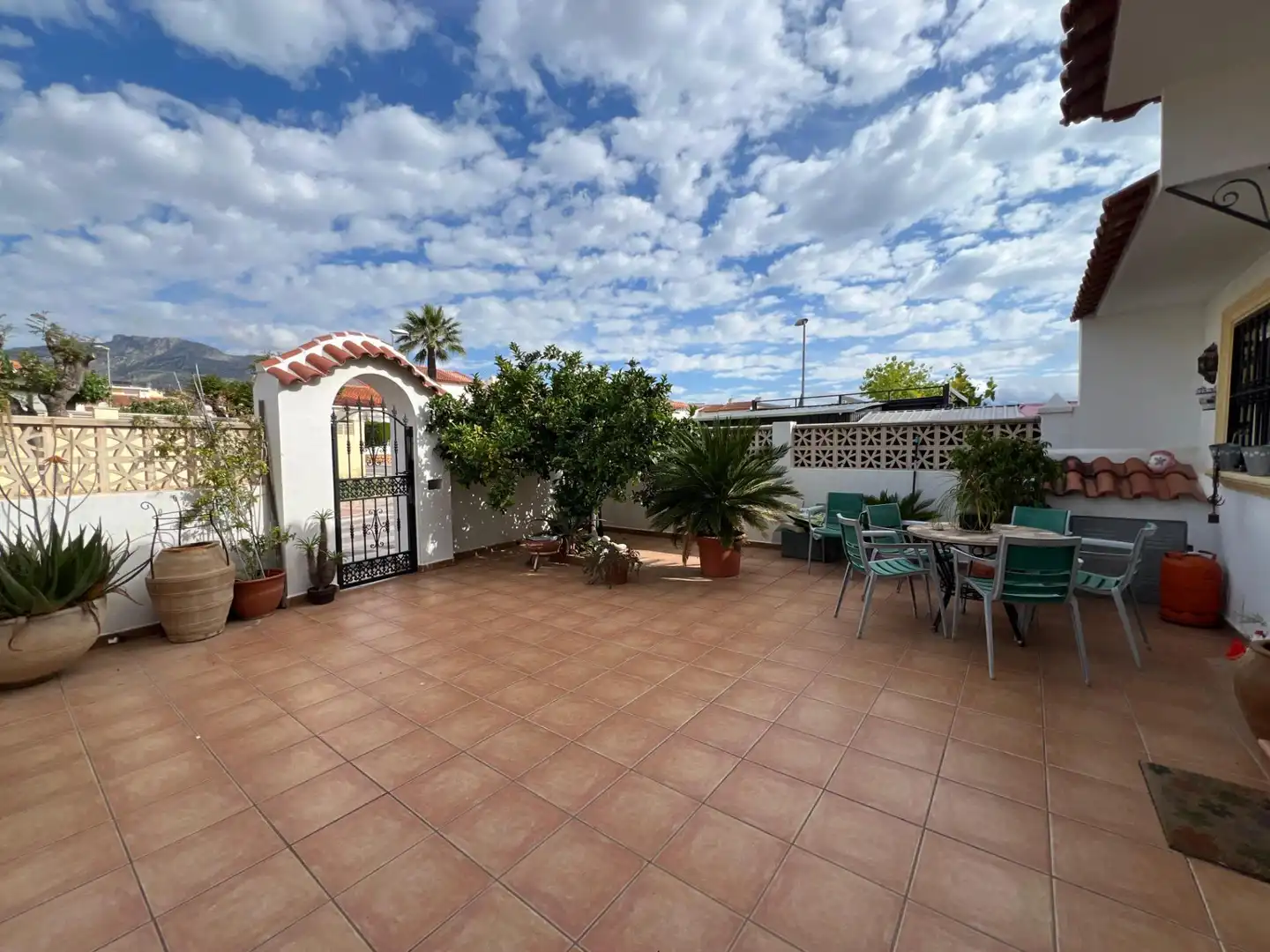 Terraza de Casa adosada en venta en La Nucia con Aire acondicionado, Jardín privado y Trastero