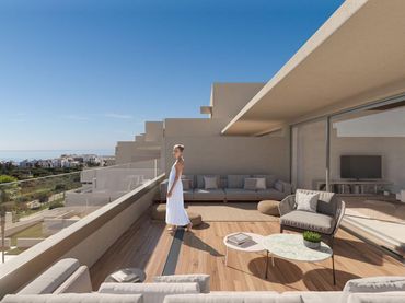Penthouse mit Pool zum Verkauf in Estepona Pueblo