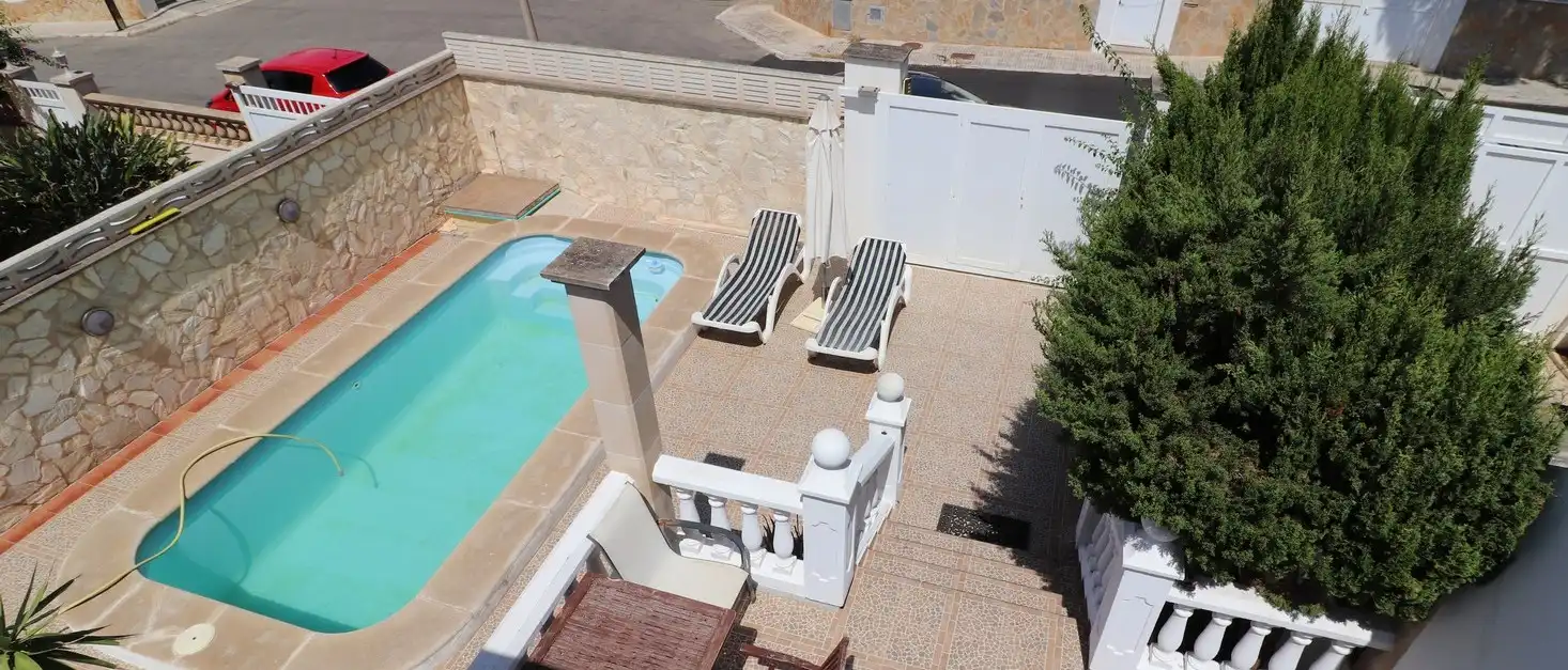 Piscina de Casa o xalet de lloguer en Llucmajor amb Aire condicionat, Jardí privat i Terrassa