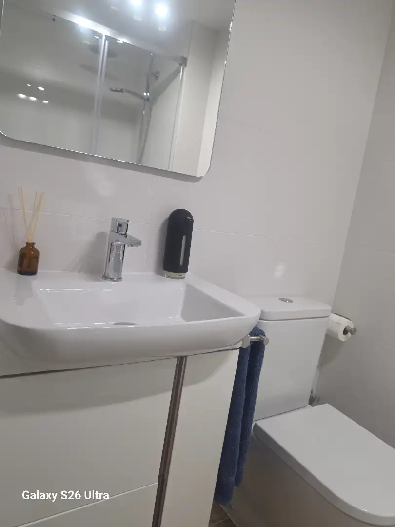 Bathroom of Houses for rent in Biescas  with Air Conditioner, Heating and Private garden