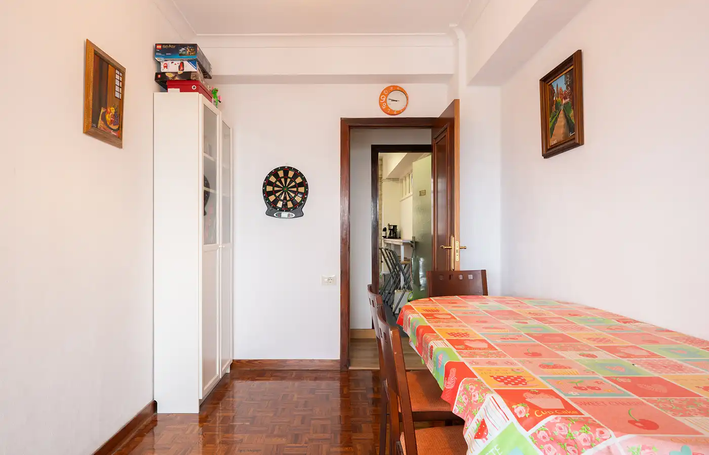 Esszimmer von Wohnung zum Verkauf in A Coruña Capital  mit Parkett, Möbliert und Ofen