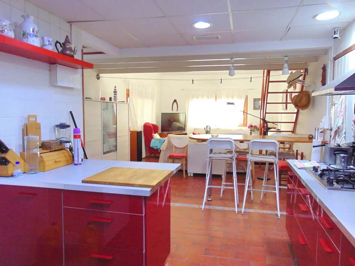Cuina de Casa adosada en venda en San Pedro del Pinatar amb Aire condicionat, Calefacció i Jardí privat