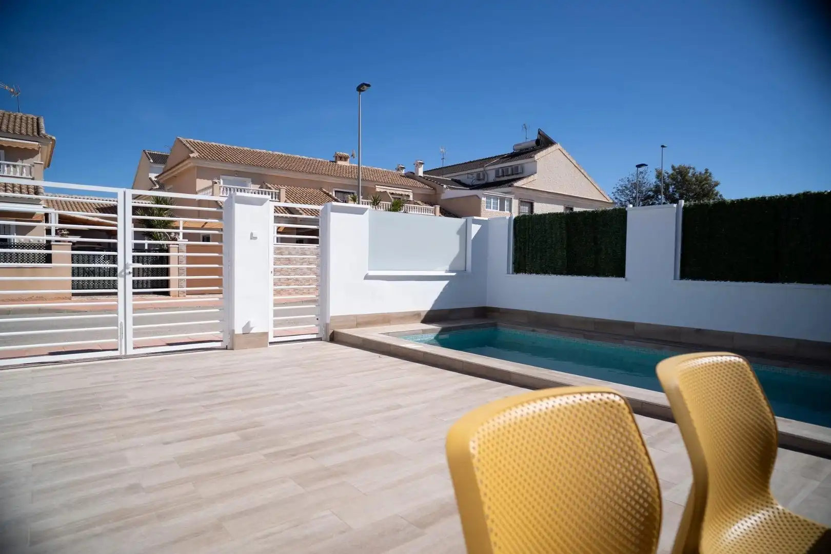 Schwimmbecken von Country house zum Verkauf in San Javier mit Klimaanlage, Privatgarten und Terrasse
