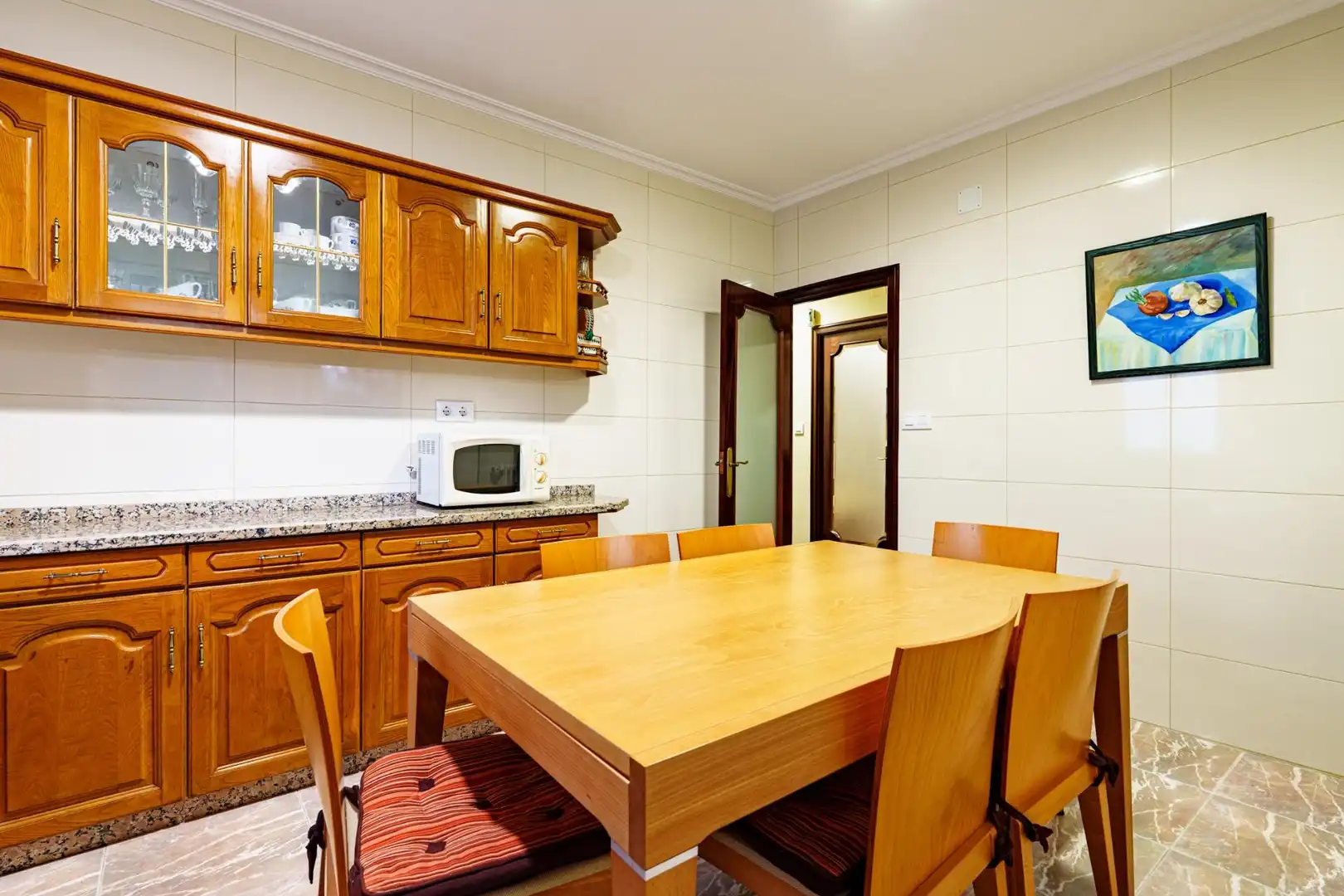 Cocina de Casa o chalet en venta en Ourense Capital  con Calefacción, Jardín privado y Balcón