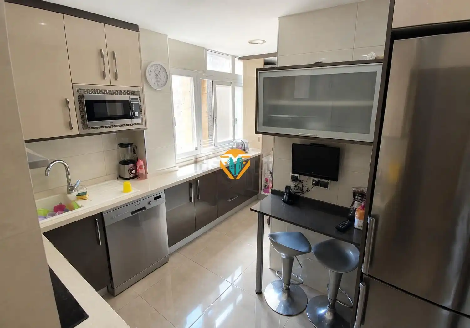 Cuina de Apartament en venda en Benidorm amb Aire condicionat, Parquet i Moblat