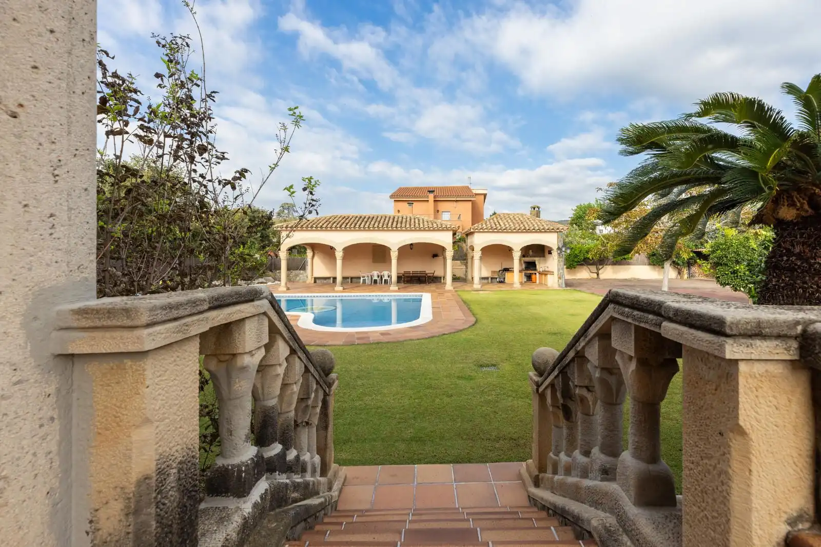 Jardí de Casa o xalet en venda en Mataró amb Terrassa i Piscina