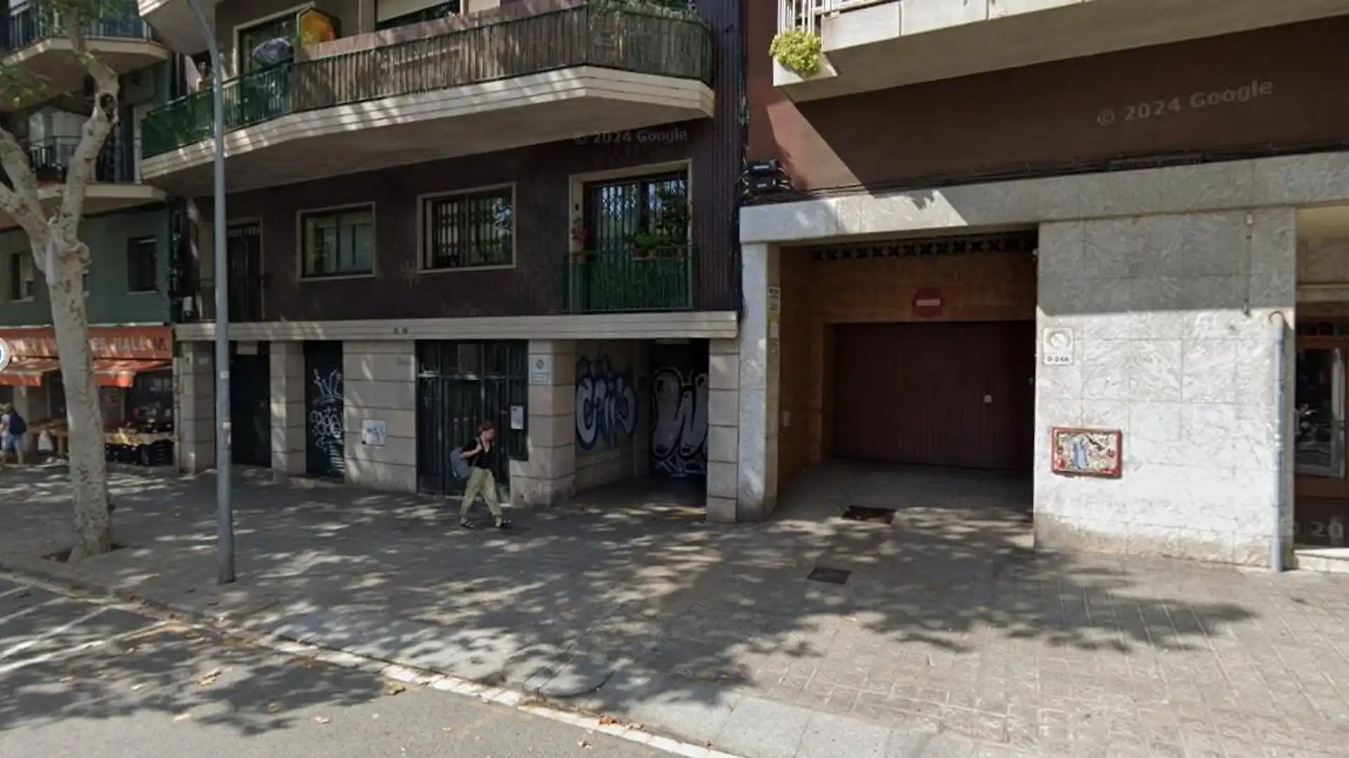 Vista exterior de Garatge en venda en  Barcelona Capital