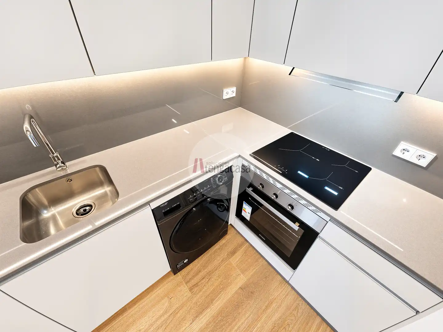 Cuina de Apartament en venda en Madrid amb Aire condicionat, Calefacció i Parquet