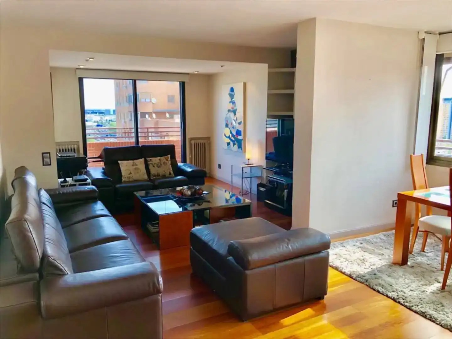 Wohnzimmer von Wohnung zum Verkauf in  Madrid Capital mit Klimaanlage und Schwimmbad