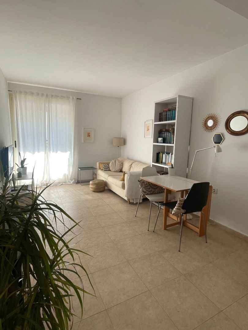Sala d'estar de Apartament de lloguer en La Pobla de Farnals amb Aire condicionat, Calefacció i Terrassa