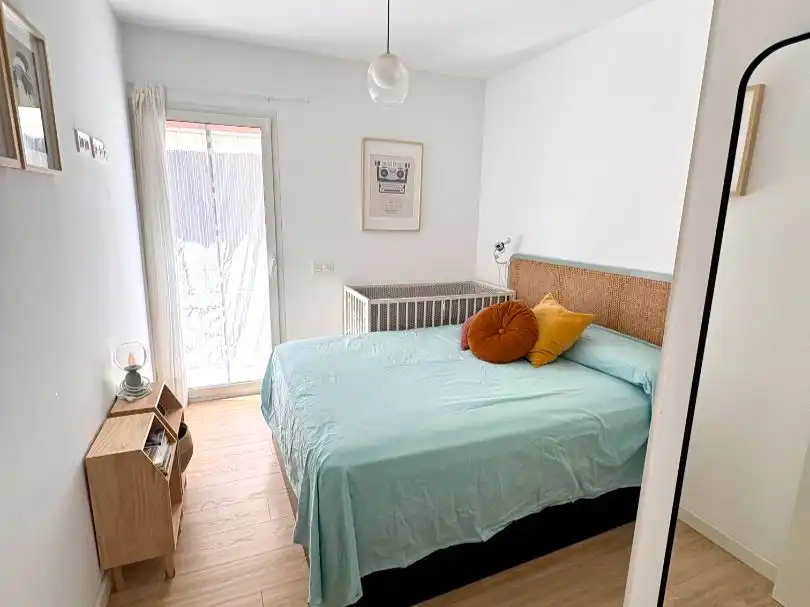Schlafzimmer von Wohnung zum Verkauf in  Barcelona Capital mit Klimaanlage und Terrasse