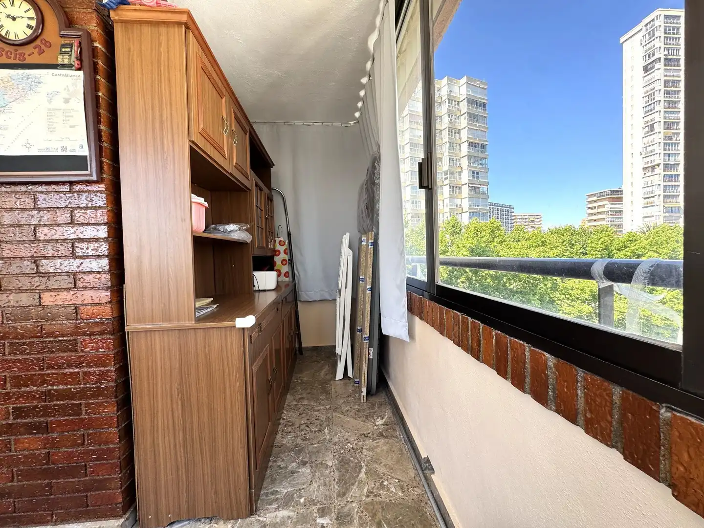 Terrasse von Wohnungen zur Miete in Benidorm mit Klimaanlage, Heizung und Terrasse