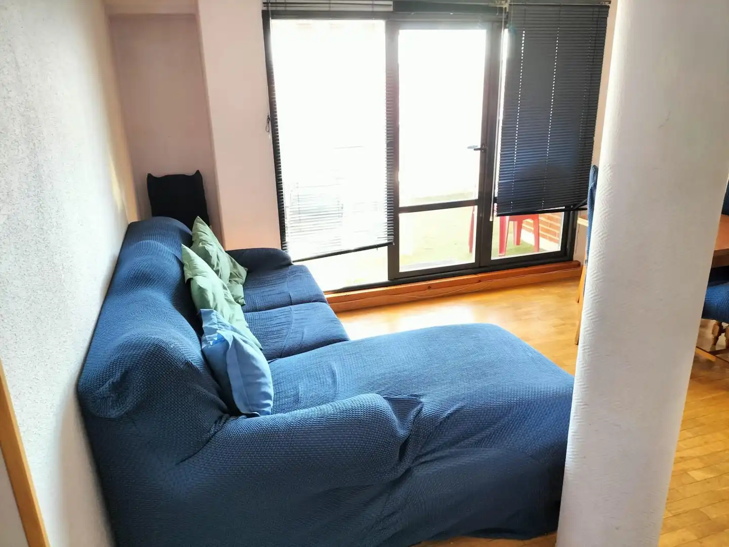 Wohnzimmer von Dachboden zur Miete in Palencia mit Heizung, Parkett und Terrasse