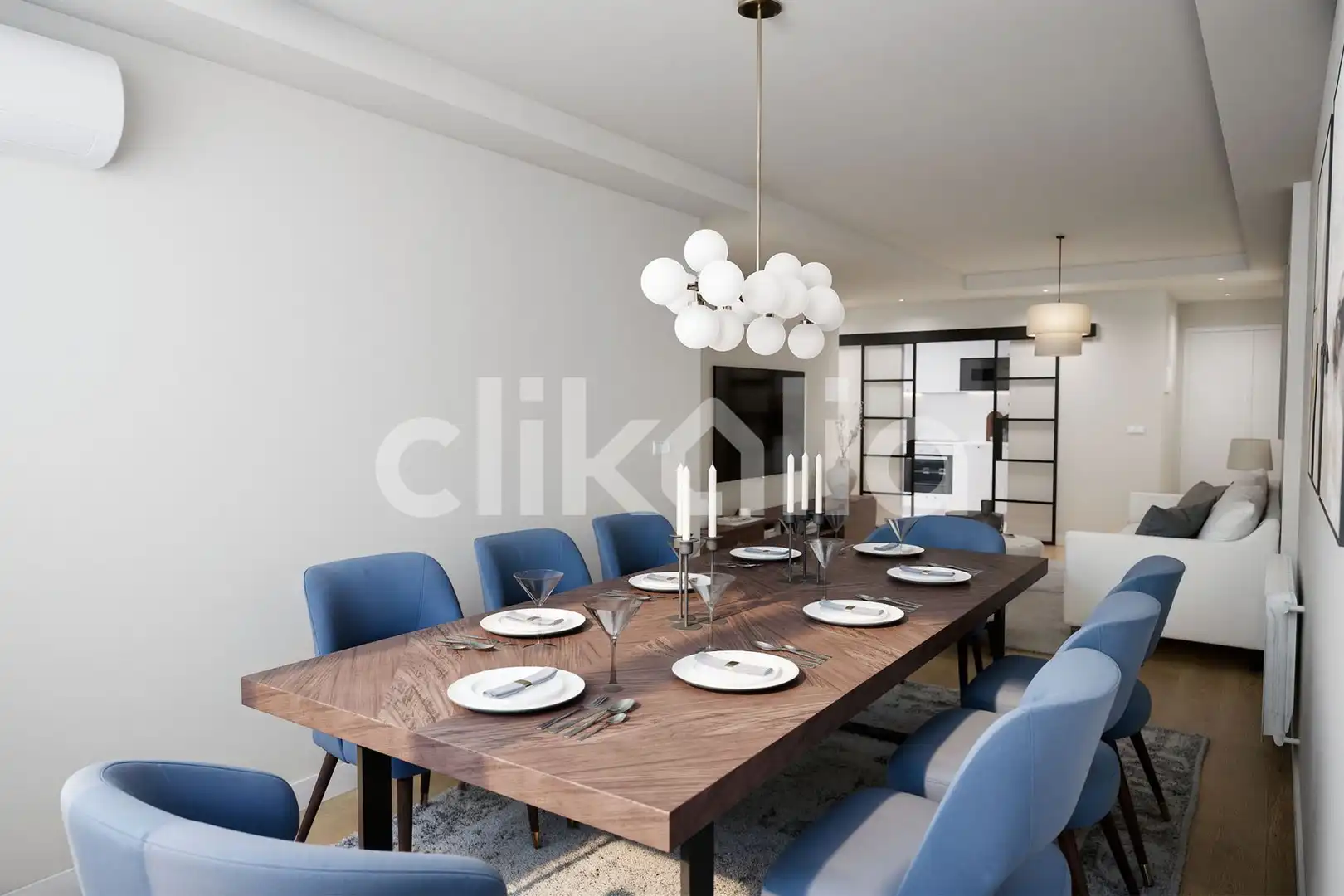 Dining room of Flat for sale in Madrid  with Air Conditioner and Heating