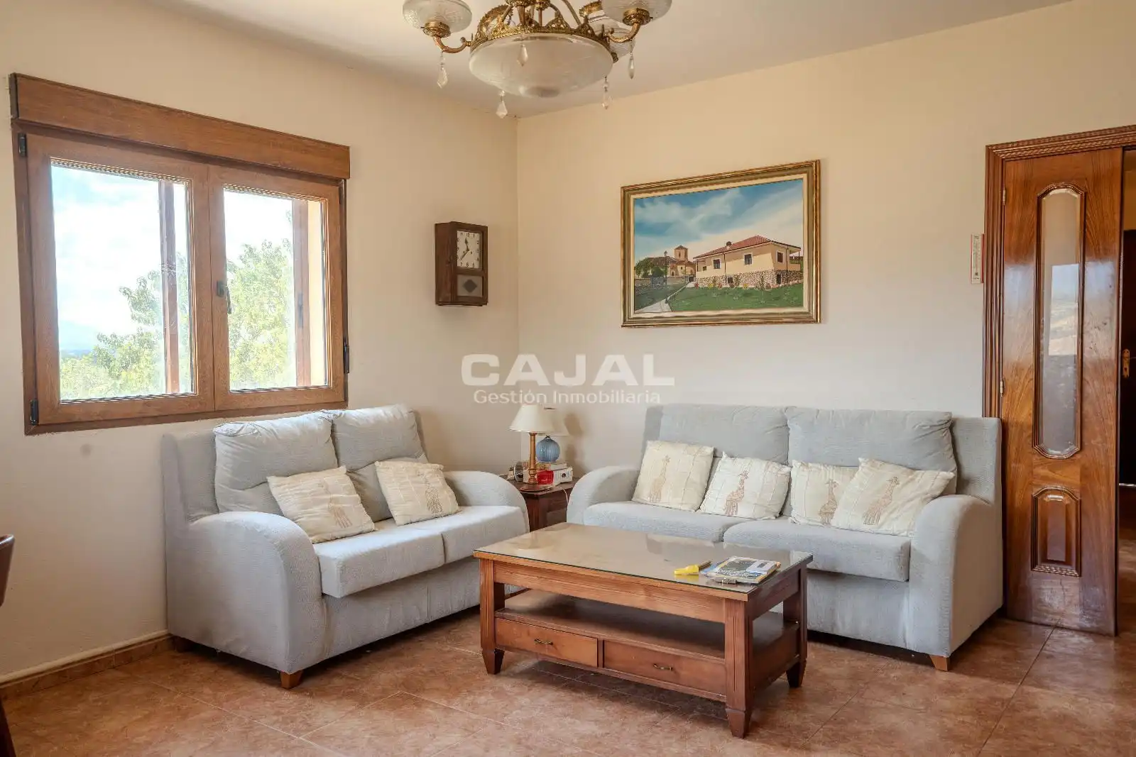 Living room of Houses for sale in Cerezo de Arriba  with Heating