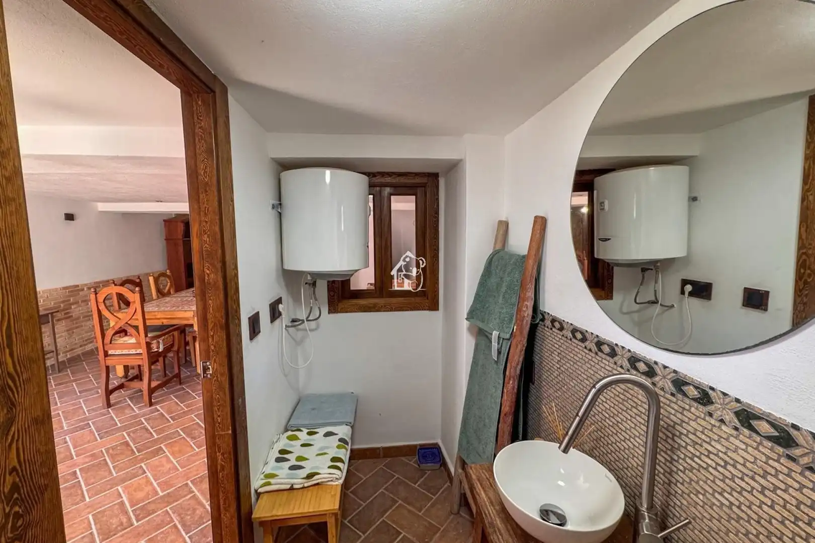 Baño de Dúplex de alquiler en Guardamar del Segura con Aire acondicionado, Terraza y Amueblado
