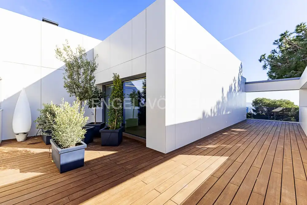 Terraza de Casa o chalet en venta en Barcelona con Aire acondicionado, Calefacción y Jardín privado