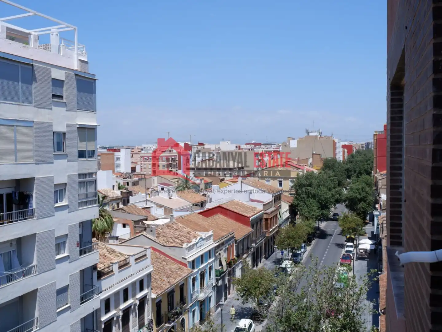 Vista exterior de Apartament de lloguer en Valencia amb Aire condicionat, Moblat i Balcó