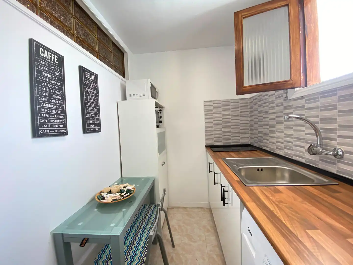 Kitchen of Flat for sale in San Bartolomé de Tirajana  with Private garden, Terrace and Furnished