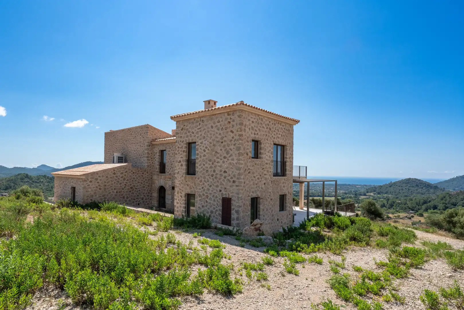 Außenansicht von Country house zum Verkauf in Son Servera mit Klimaanlage, Heizung und Terrasse