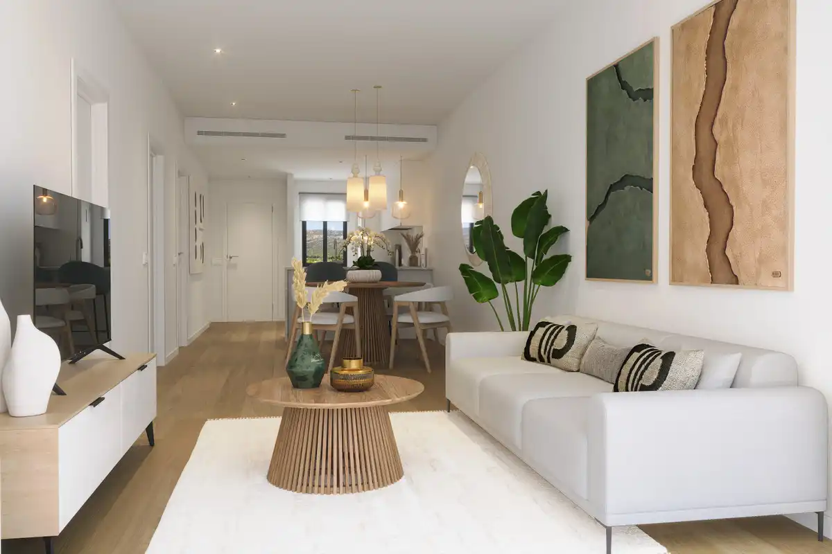 Sala d'estar de Apartament en venda en L'Alfàs del Pi
