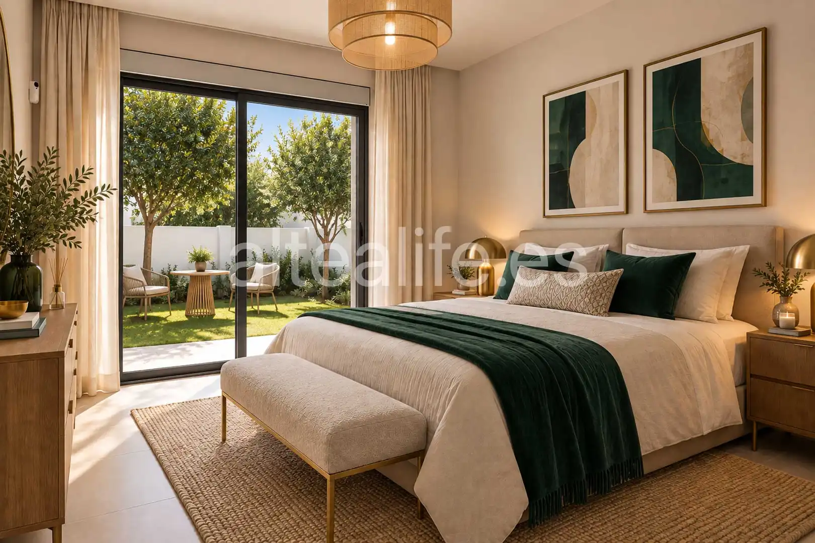 Habitación de Casa o chalet en venta en La Nucia con Aire acondicionado, Calefacción y Jardín privado
