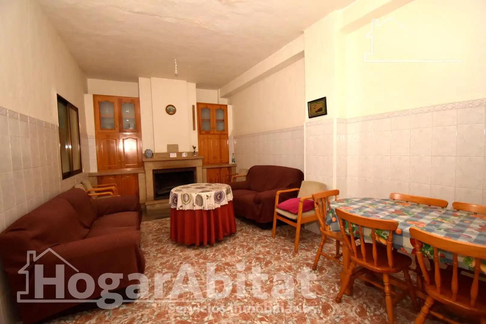 Sala d'estar de Casa o xalet en venda en Almazora / Almassora amb Terrassa i Moblat
