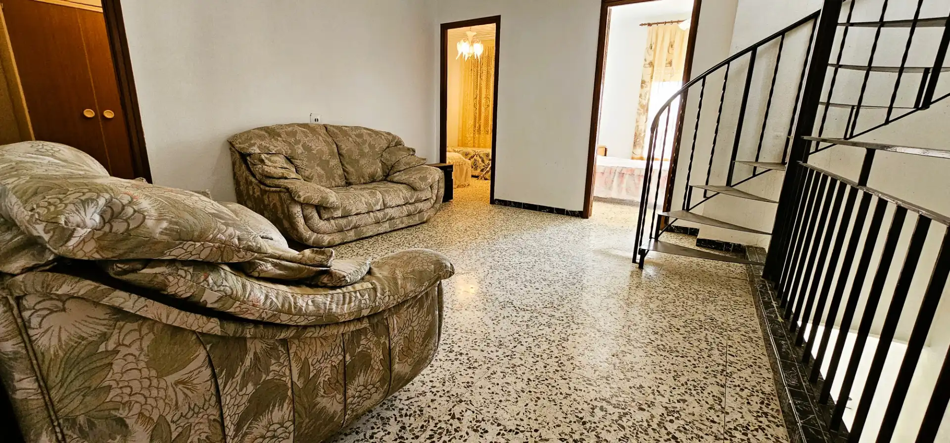 Sala de estar de Casa o chalet en venta en Lorca con Terraza, Trastero y Amueblado