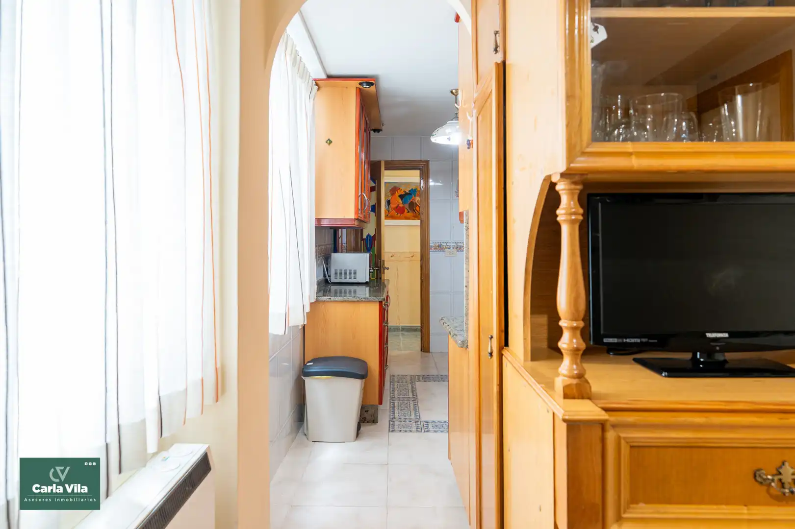 Kitchen of Flat for sale in Lugo  with Heating, Parquet flooring and Furnished