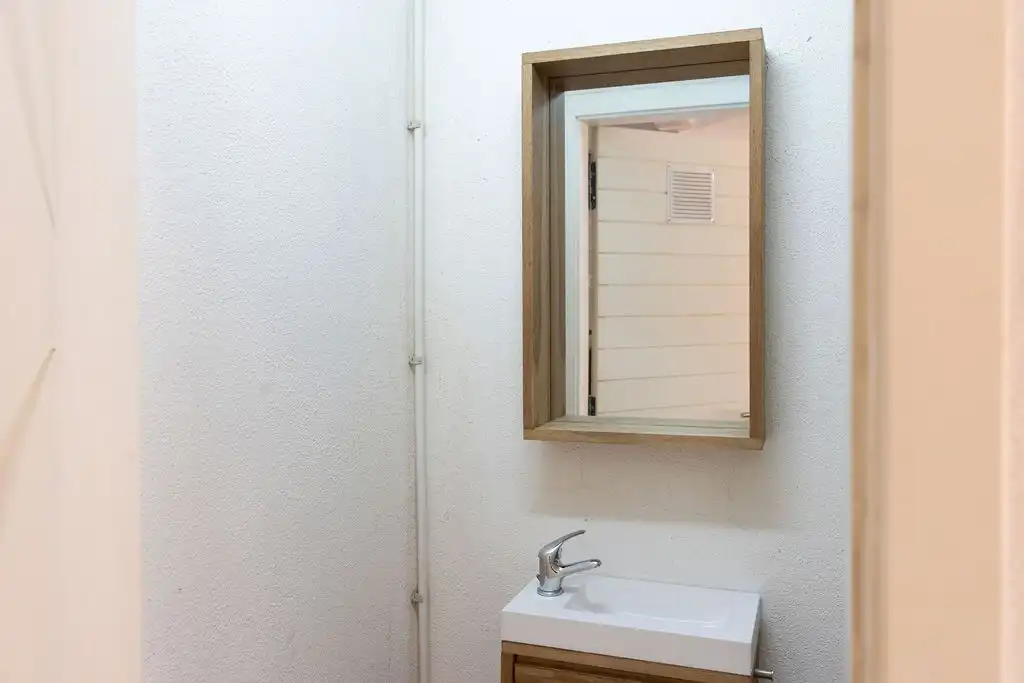 Baño de Apartamento en venta en Sant Andreu de Llavaneres con Calefacción, Parquet y Terraza