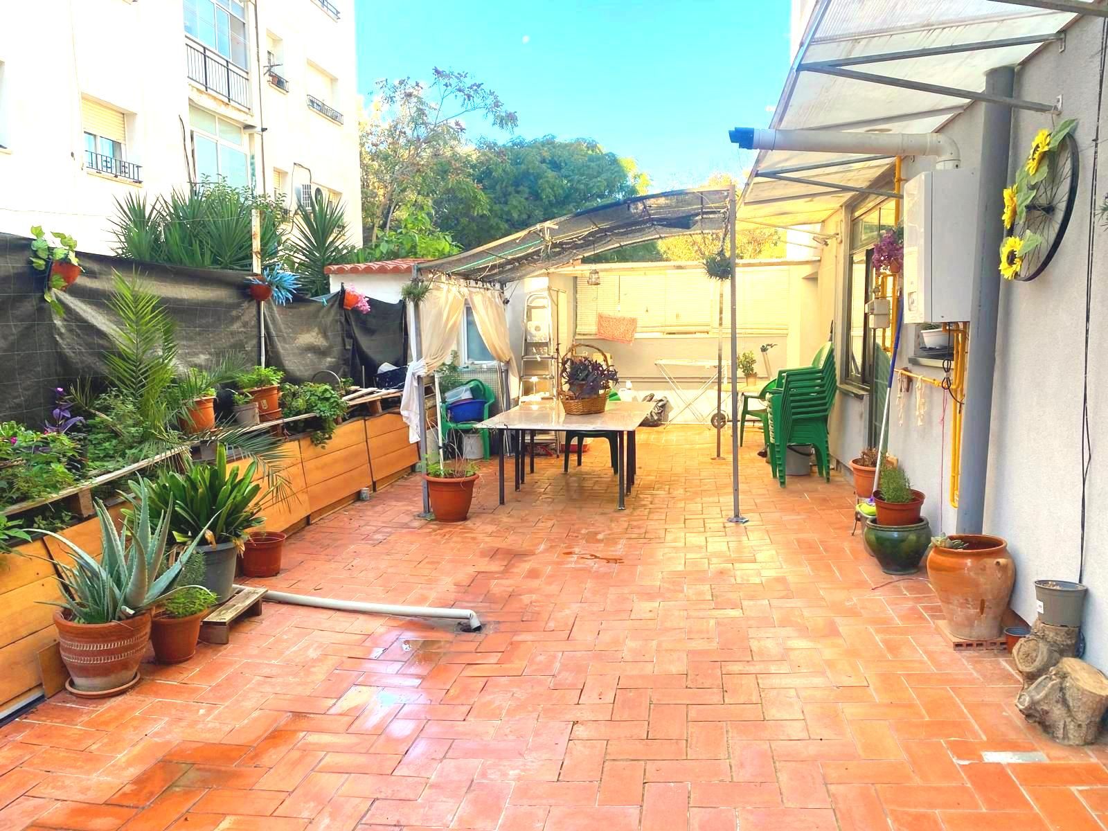 Terrace of Planta baja for sale in Cerdanyola del Vallès  with Heating, Terrace and Storage room