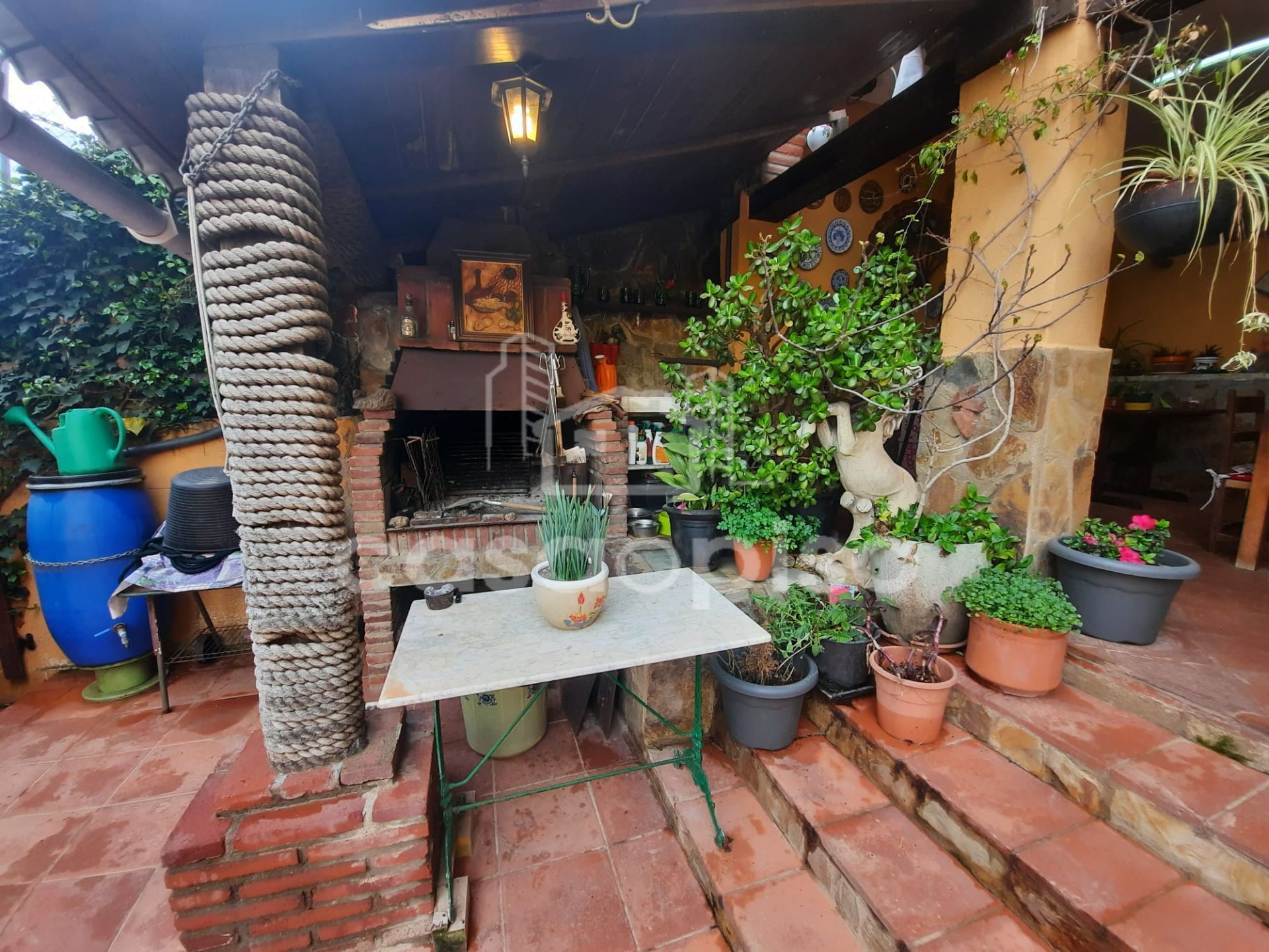 Terrace of Single-family semi-detached for sale in Terrassa  with Air Conditioner, Heating and Private garden