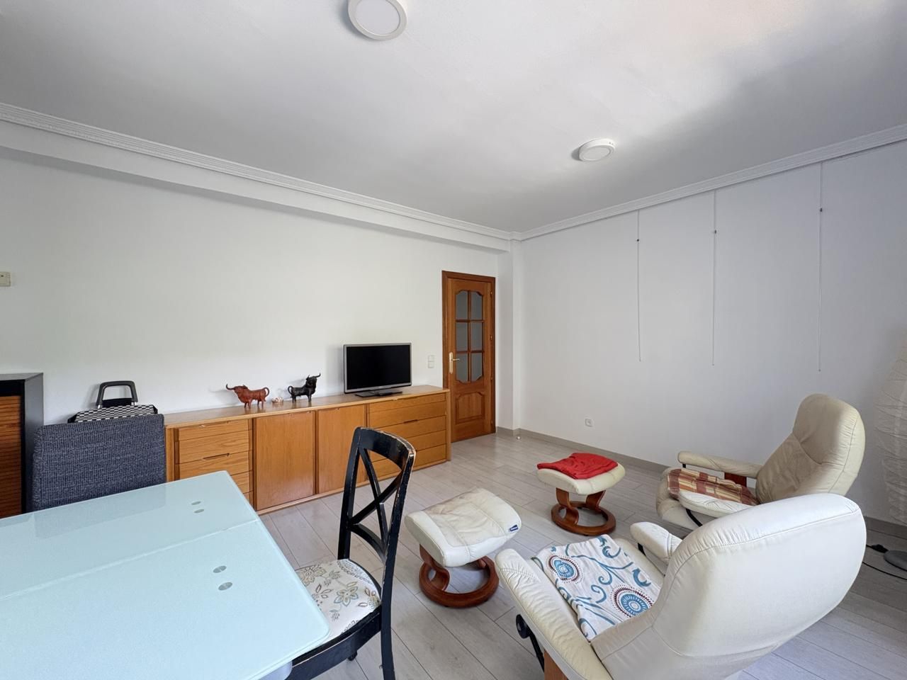 Living room of Flat to rent in  Madrid Capital  with Air Conditioner and Heating