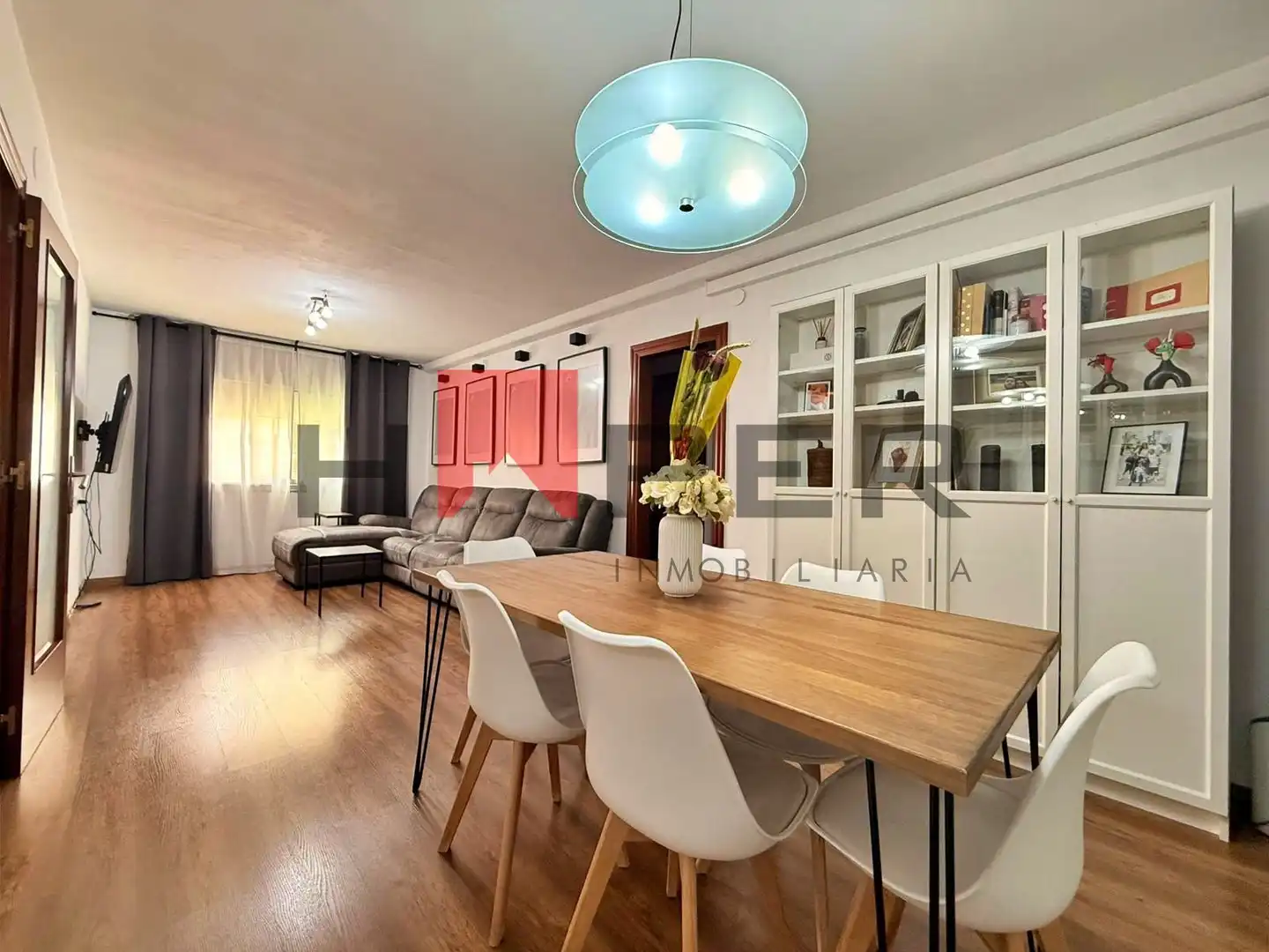 Wohnzimmer von Wohnung zum Verkauf in El Prat de Llobregat mit Klimaanlage, Parkett und Terrasse