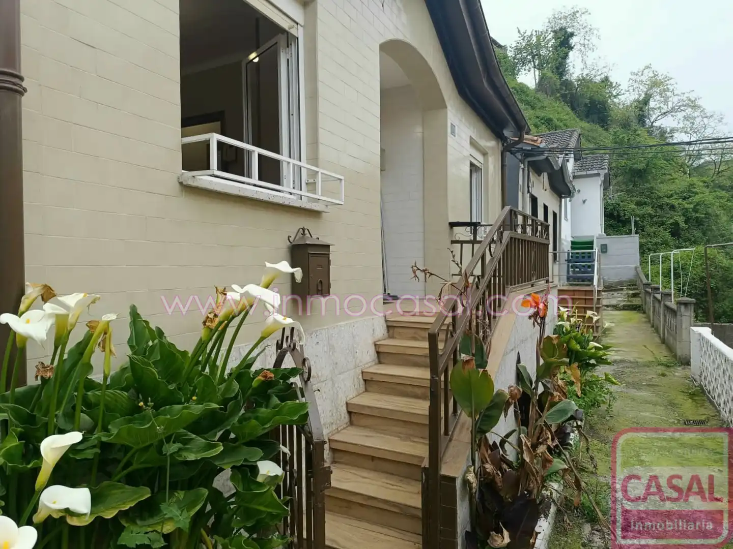 Balcony of Houses for rent in Aller  with Heating, Terrace and Storage room