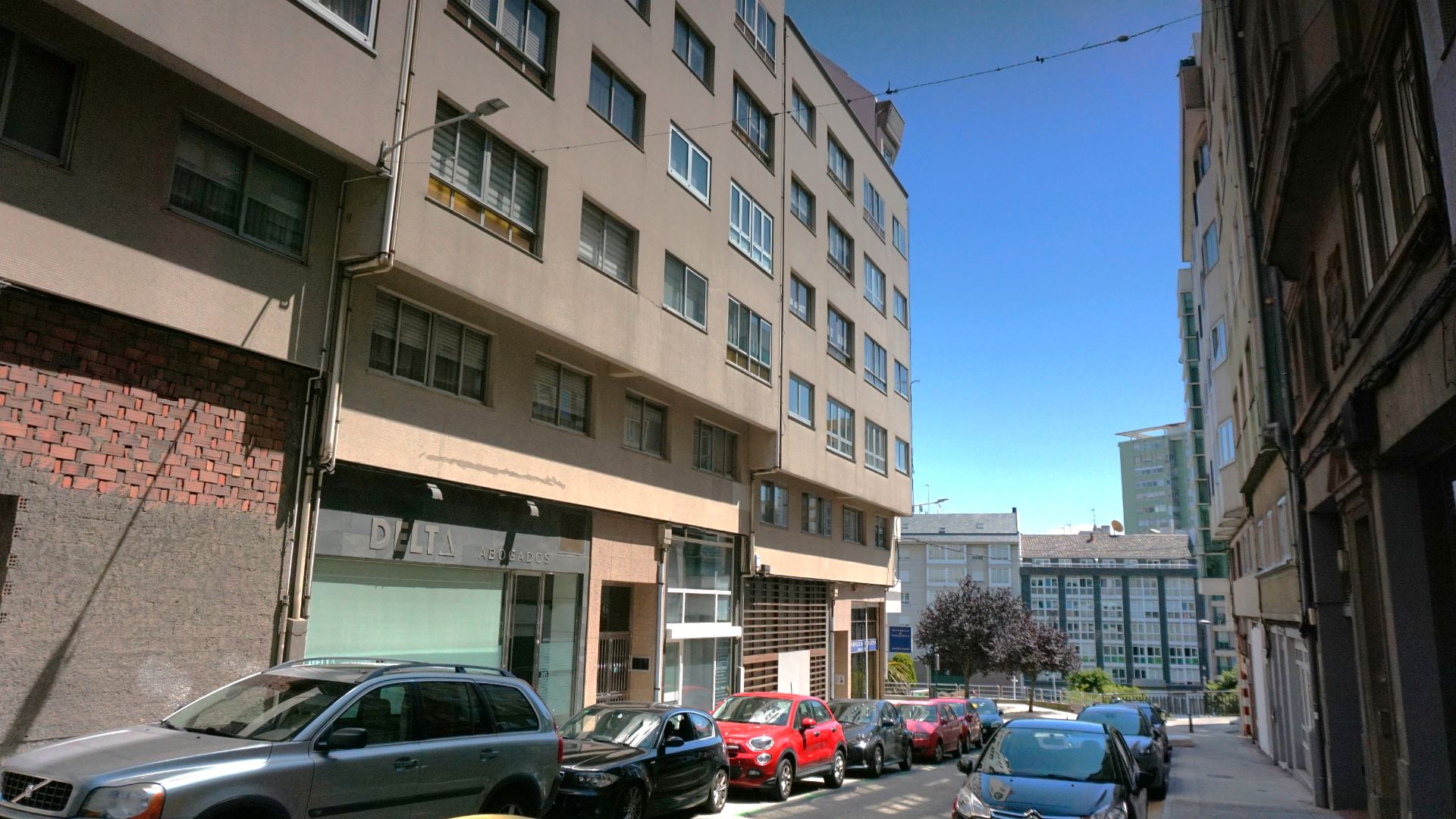 Vista exterior de Pis de lloguer en A Coruña Capital  amb Calefacció, Parquet i Terrassa