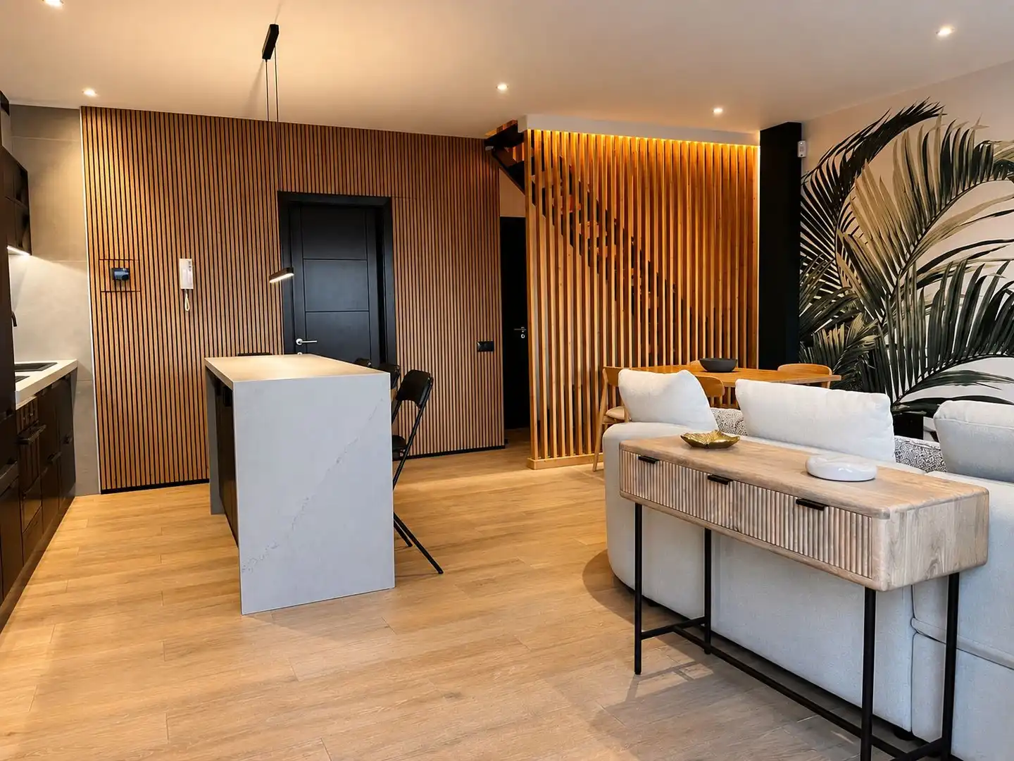 Sala d'estar de Casa o xalet de lloguer en Icod de los Vinos amb Jardí privat, Terrassa i Piscina