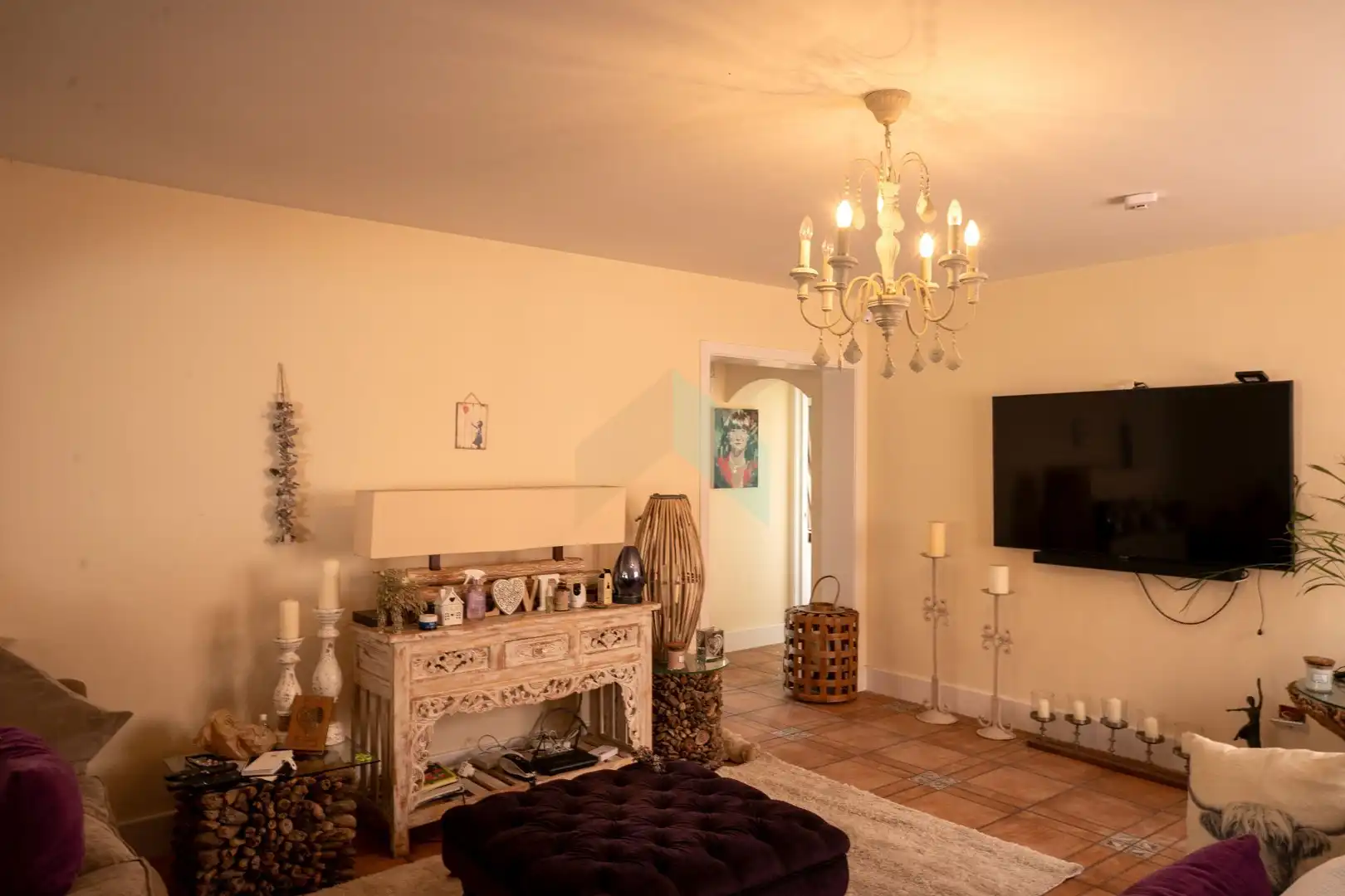 Sala d'estar de Casa o xalet en venda en San Miguel