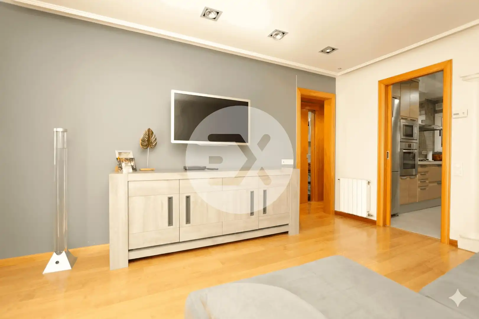 Sala d'estar de Pis en venda en Castelldefels amb Aire condicionat, Calefacció i Parquet