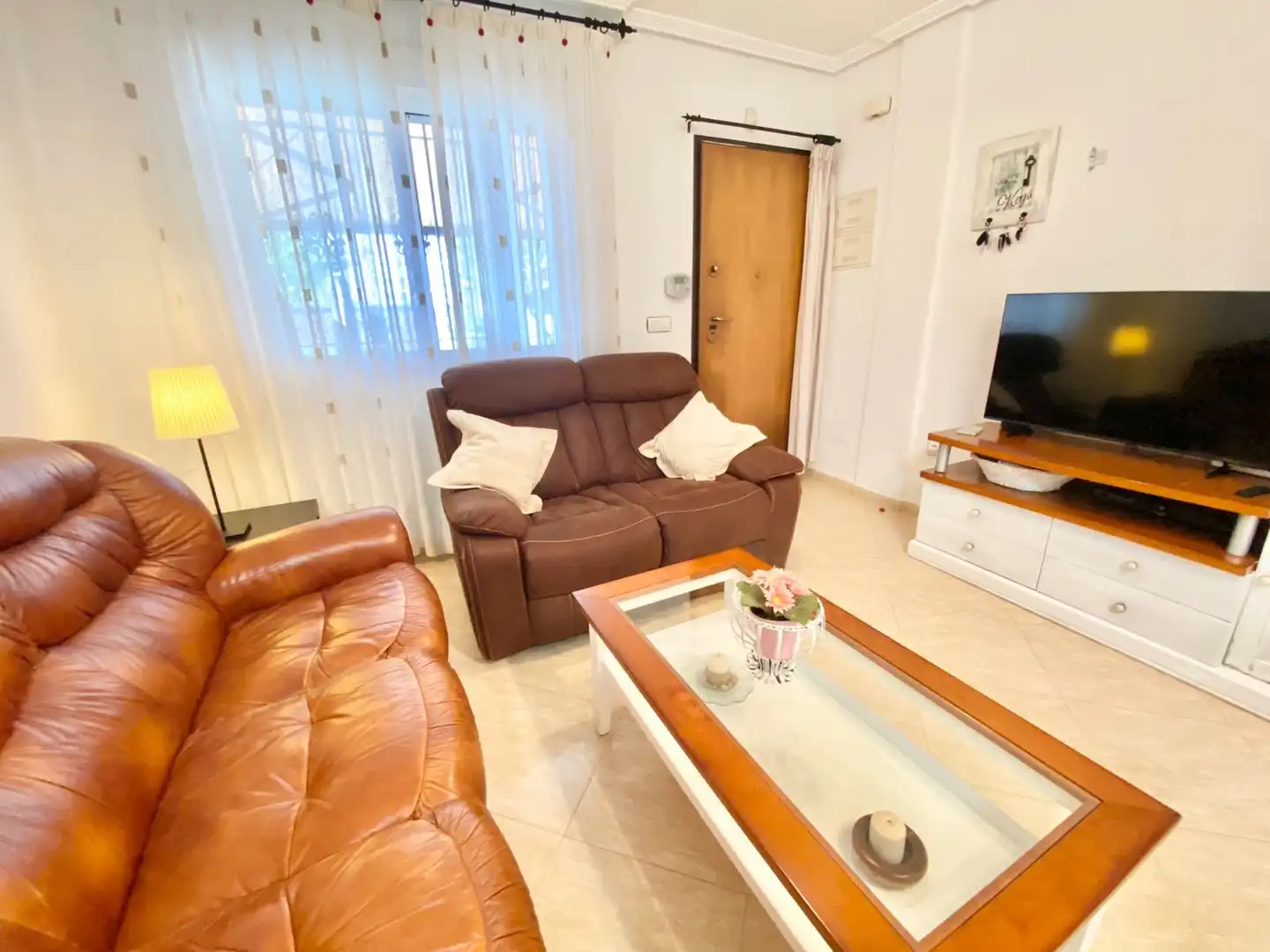Sala d'estar de Casa o xalet de lloguer en Pilar de la Horadada amb Aire condicionat, Calefacció i Piscina