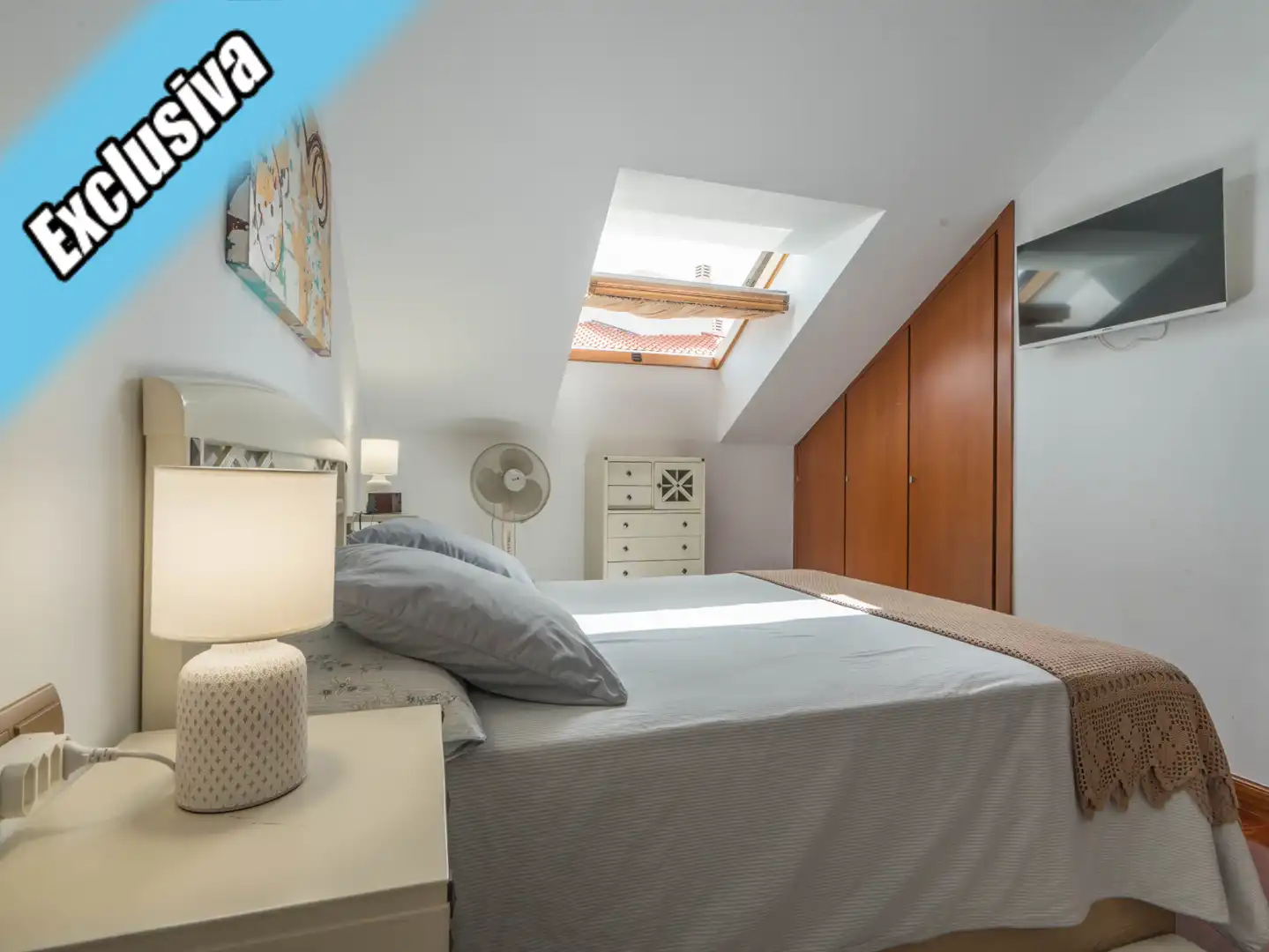 Schlafzimmer von Maisonette zum Verkauf in Laredo mit Heizung, Parkett und Balkon