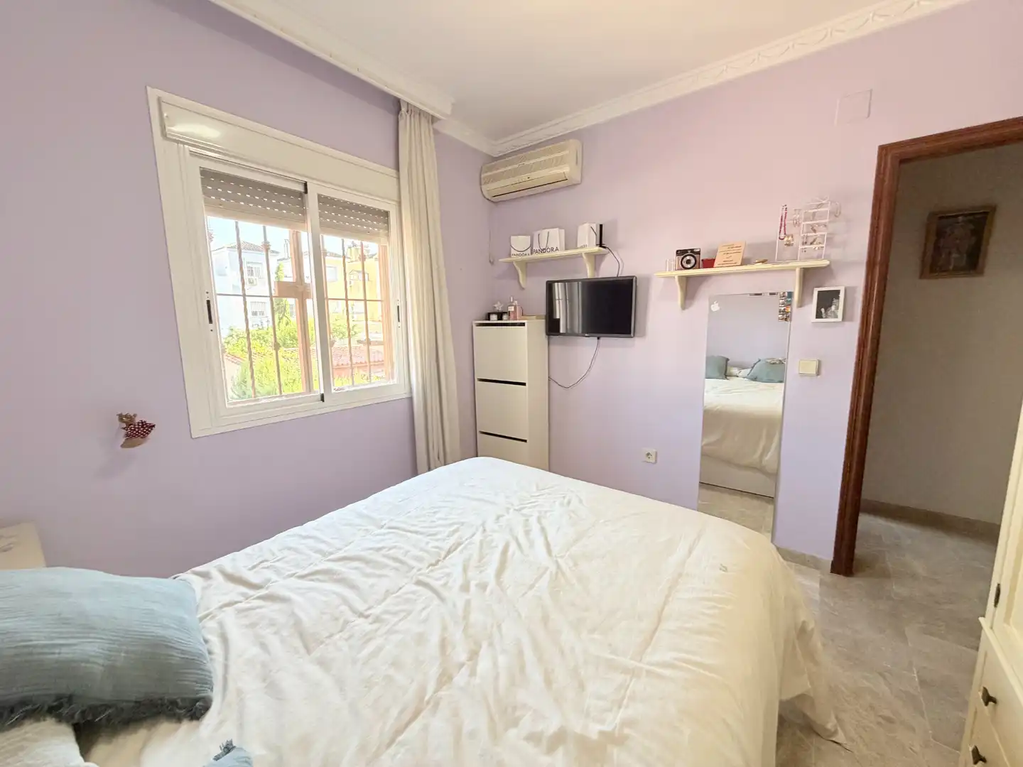 Bedroom of Detached homes for sale in Castilleja de Guzmán  with Air Conditioner, Terrace and Swimming Pool
