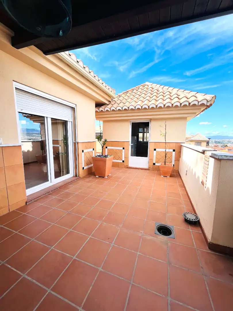 Terrace of Attic for rent in Ogíjares  with Air Conditioner, Heating and Private garden