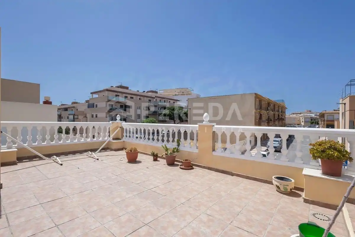 Terraza de Casa o chalet en venta en Roquetas de Mar con Aire acondicionado, Jardín privado y Terraza