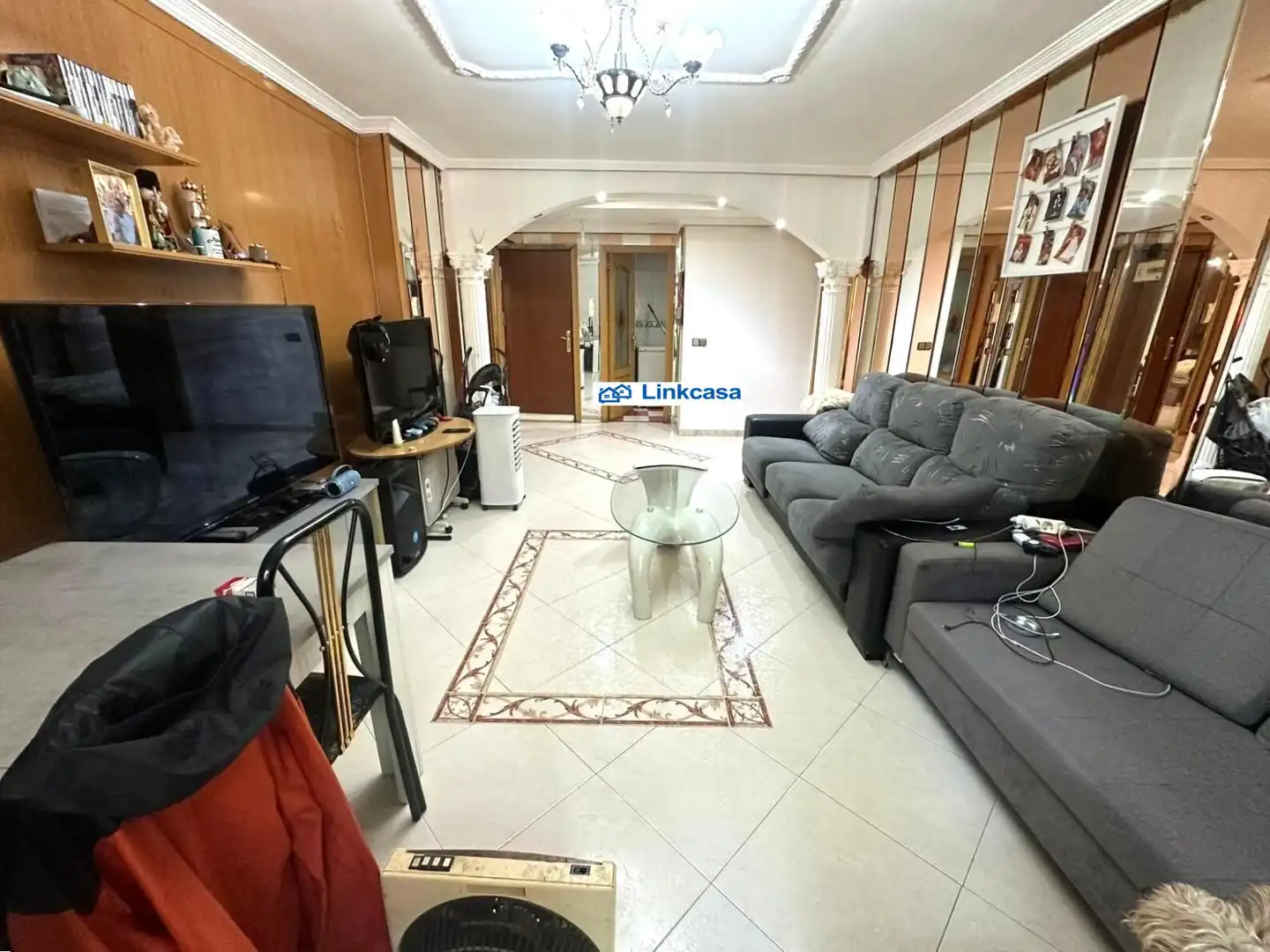 Living room of Flat for sale in Madrid  with Balcony