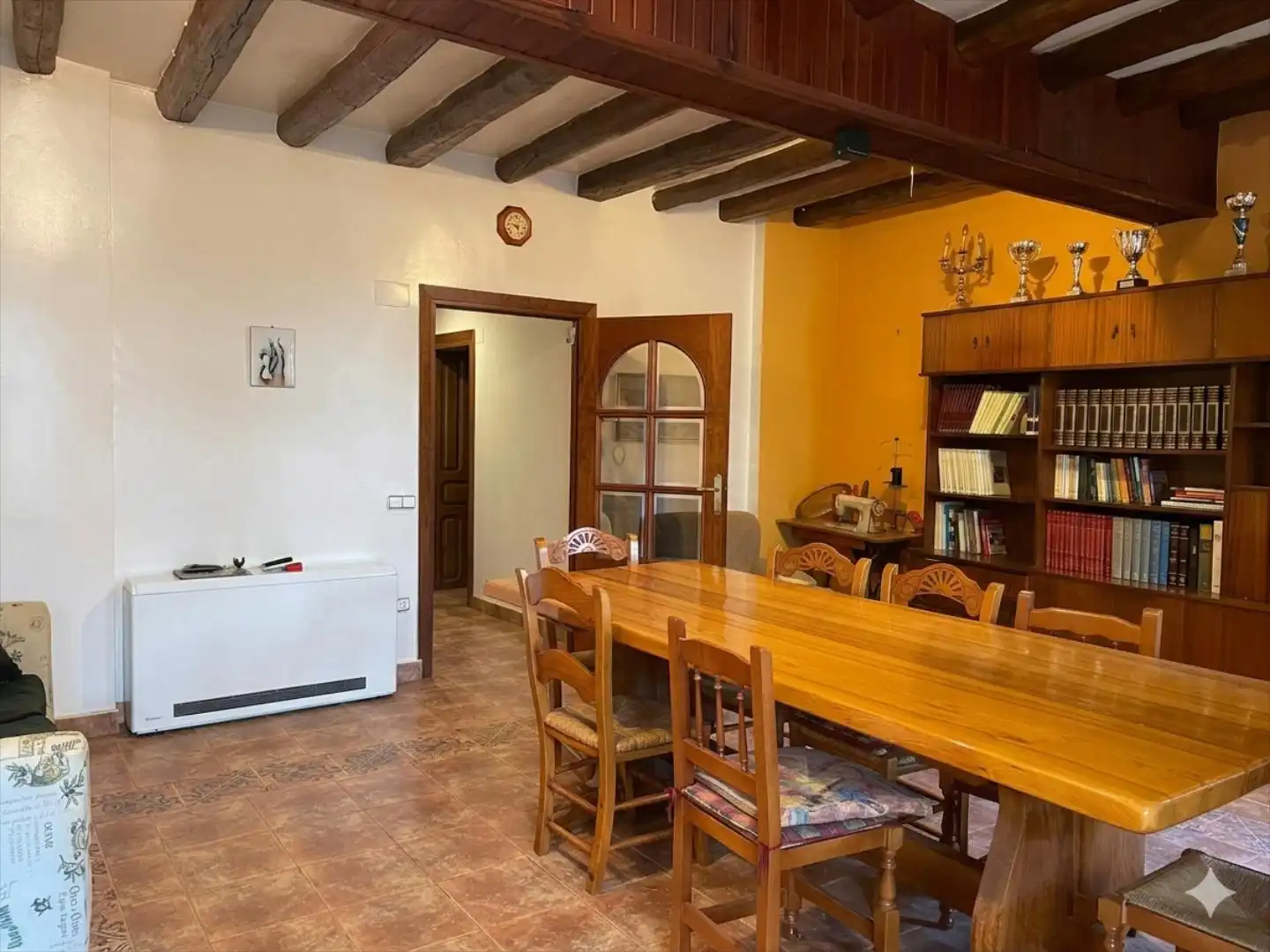 Comedor de Casa adosada en venta en Ejea de los Caballeros con Terraza y Trastero