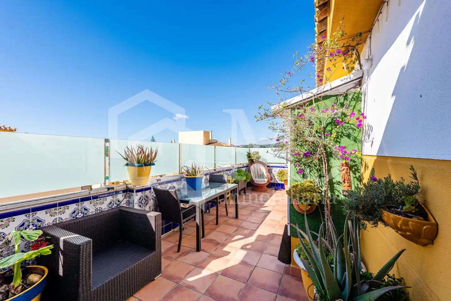 Terrasse von Dachboden zum Verkauf in Vélez-Málaga mit Klimaanlage, Terrasse und Abstellraum