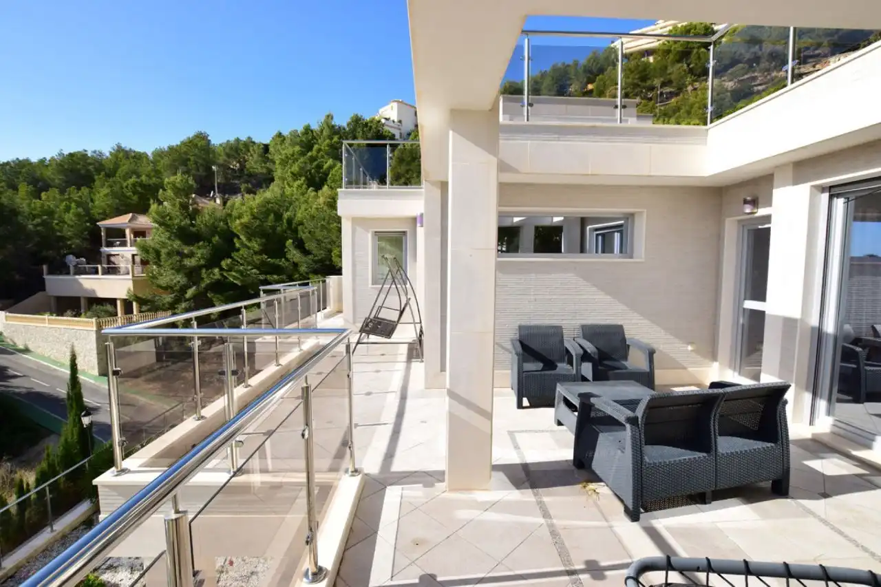 Terraza de Casa o chalet en venta en Altea con Aire acondicionado, Jardín privado y Trastero